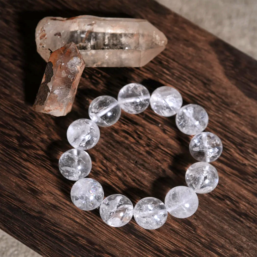 Soul's Restorative Pulse Clear Quartz Bracelet