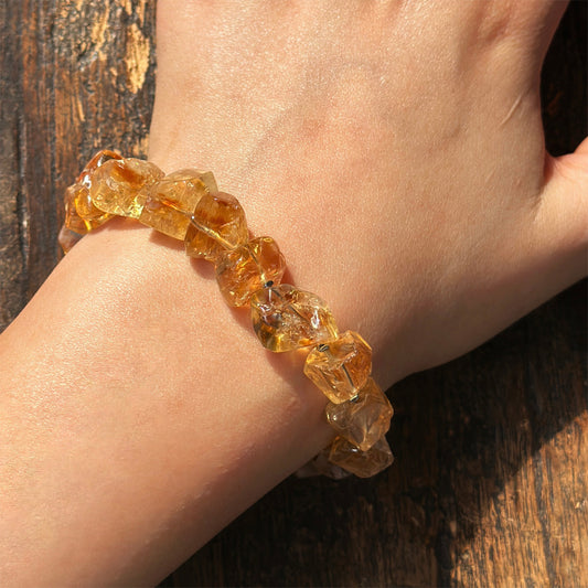 Kailash Energy Detailed Wealth Citrine Bracelet