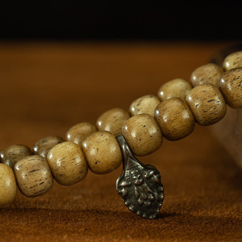108 Bead Buddha Necklace – Northeast China Jade with Sterling Silver