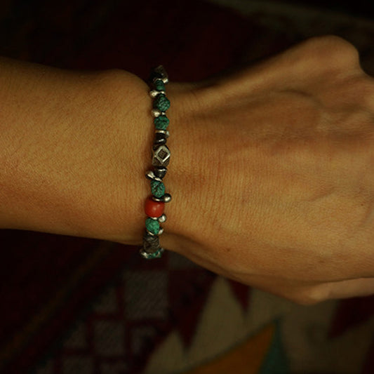 Echo of Lucky Serenity Turquoise Sterling Silver Bracelet