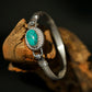 Turquoise Fortune Guardian Silver Bangle