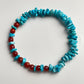 Guardian Wealth Bracelet Handcrafted Tibetan Turquoise and Carnelian Protection Beads