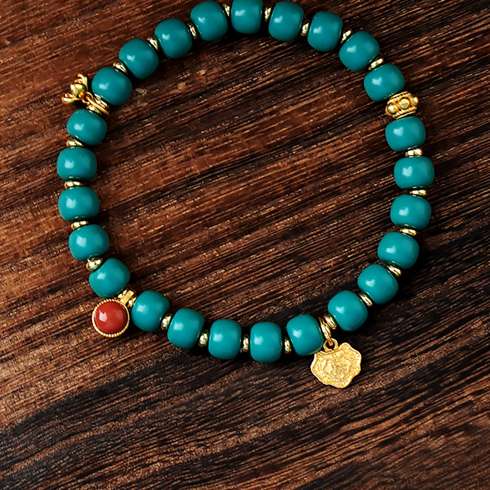 Kailash Energy Wealth Turquoise Bracelet