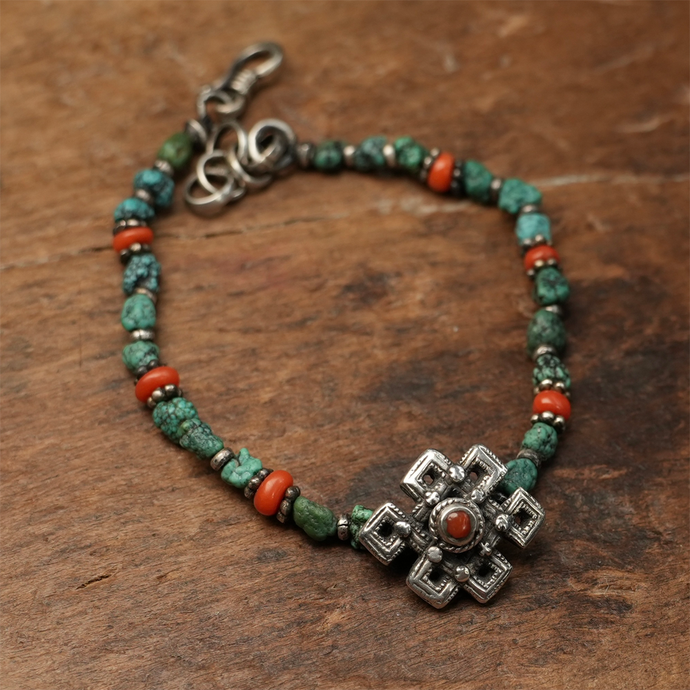 Wealth Guardian Turquoise Silver Bracelet