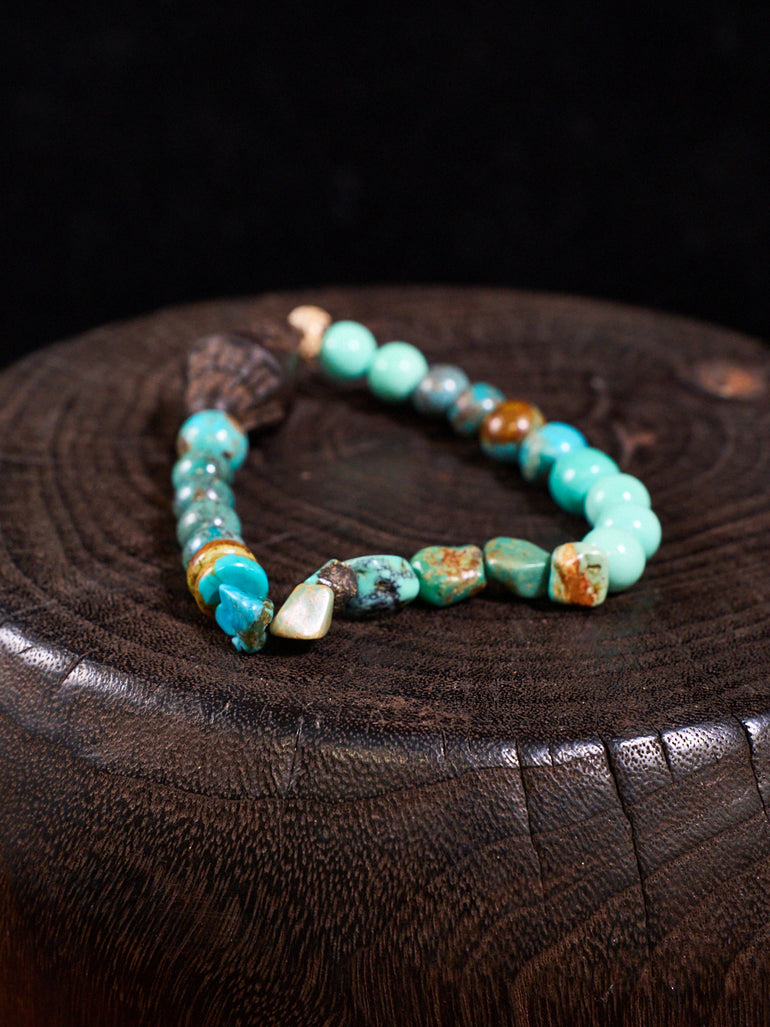 Turquoise Tsa-Tsa Charm Bracelet