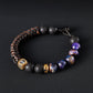 Prosperity Flame Tiger Eye and Silver Bracelet