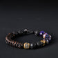 Prosperity Flame Tiger Eye and Silver Bracelet