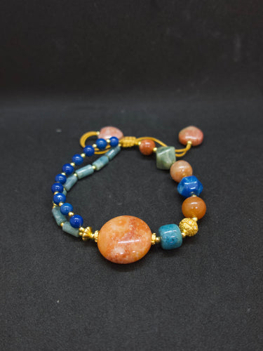 Agatized Coral Serenity Balance Bracelet