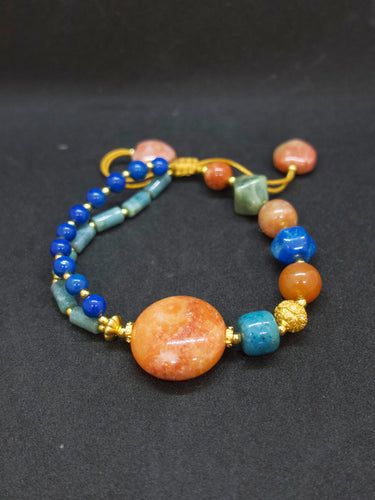 Agatized Coral Serenity Balance Bracelet