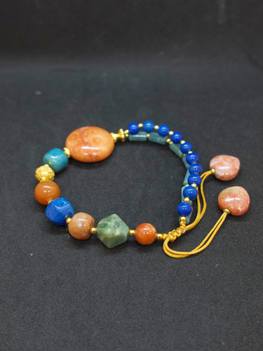 Agatized Coral Serenity Balance Bracelet
