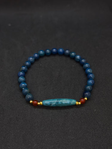 Agatized Coral Ocean Harmony  Energy Bracelet
