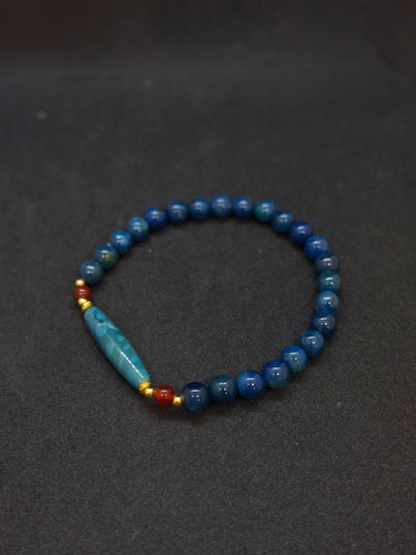 Agatized Coral Ocean Harmony  Energy Bracelet