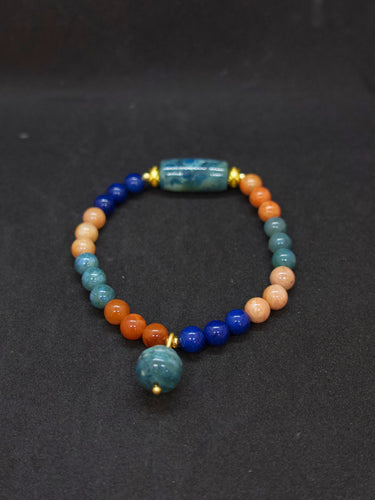 Agatized Coral Tranquil Flow Energy Bracelet
