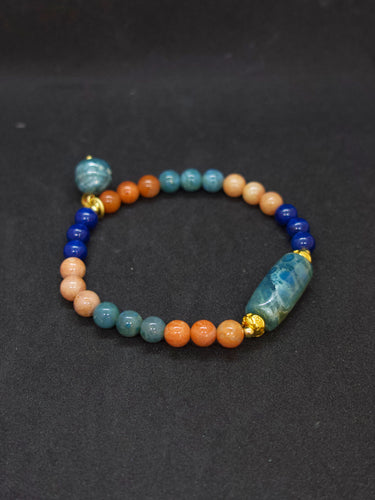 Agatized Coral Tranquil Flow Energy Bracelet