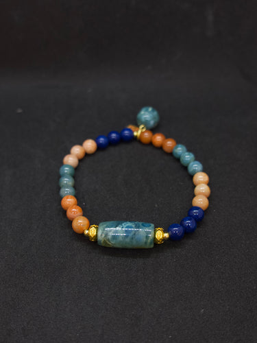 Agatized Coral Tranquil Flow Energy Bracelet
