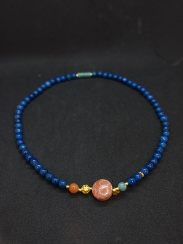 Agatized Coral Dual-Layer Energy Bracelet