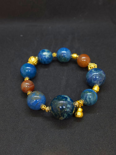 Agatized Coral Ocean Spirit Energy Bracelet