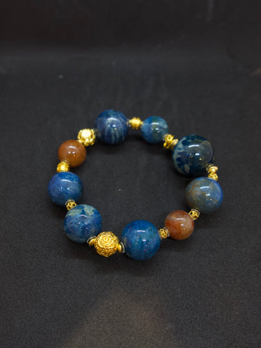 Agatized Coral Ocean Spirit Energy Bracelet