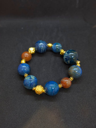 Agatized Coral Ocean Spirit Energy Bracelet