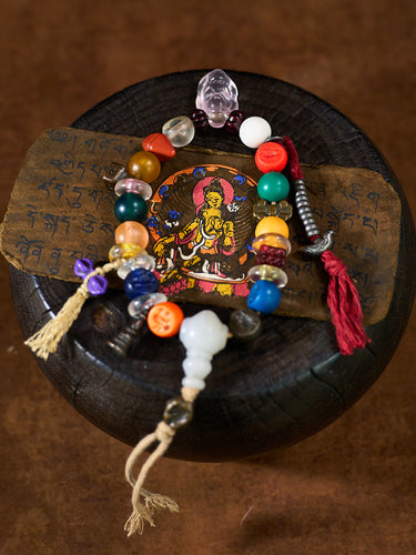 Sacred Power Guru Thokcha Scorpion Celluloid Bracelet
