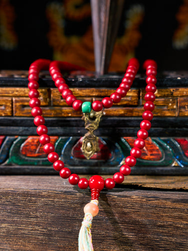 Karma Ember Sherpa Glass Bead Bracelet