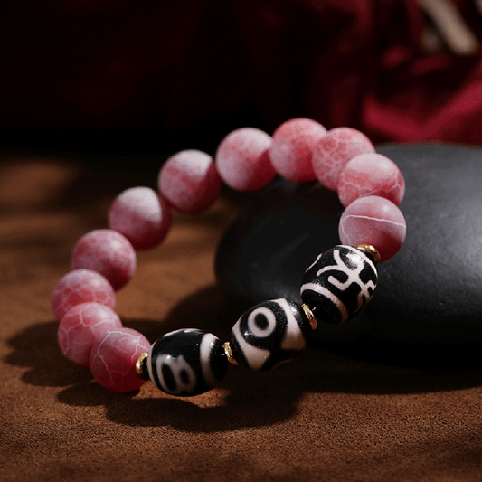 Eternal Love Dzi Agate Bracelet