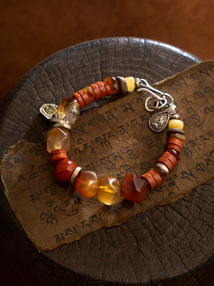 Zaki Temple · Wealth Protection ZakiRam Agate Bracelet