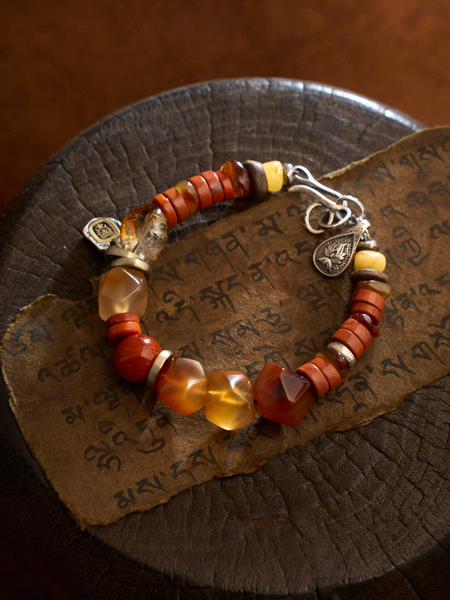 Zaki Temple · Wealth Protection ZakiRam Agate Bracelet