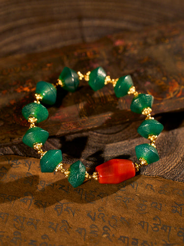 Serenity Radiant Glaze Glass Bracelet