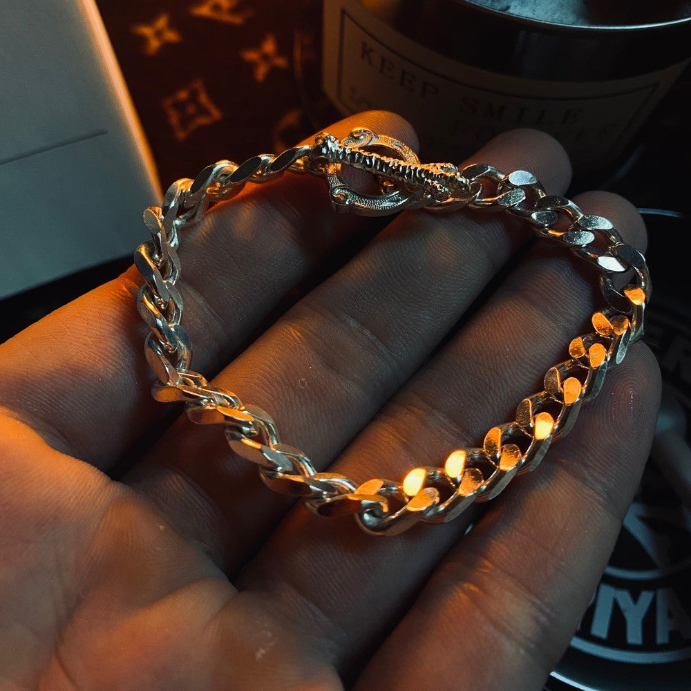 Silver Guardian Chain Bracelet