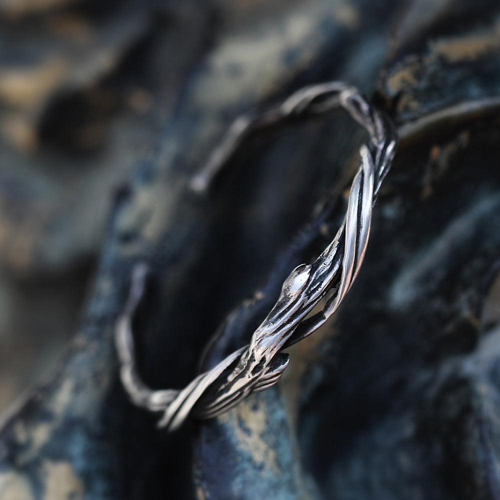 Twisted Fortune Sterling Silver Bracelet