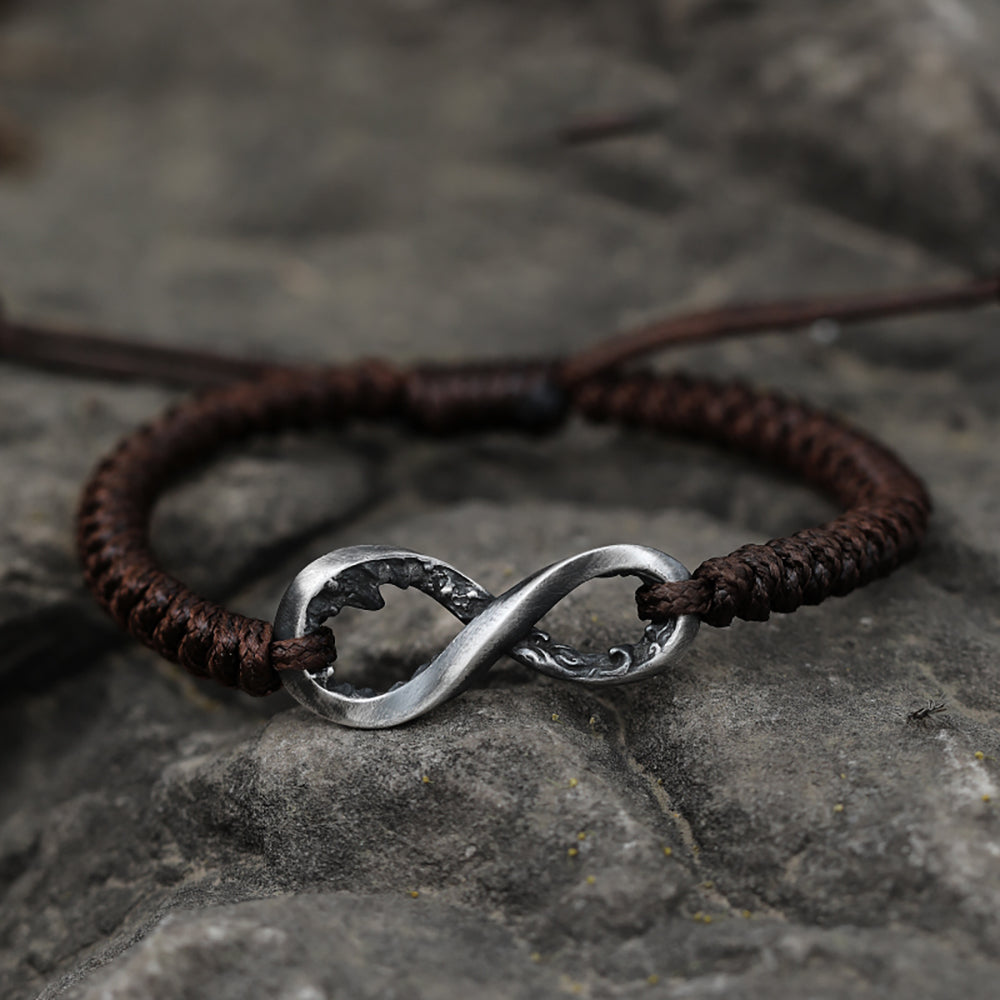 Infinity Guard Handcrafted Silver Bracelet