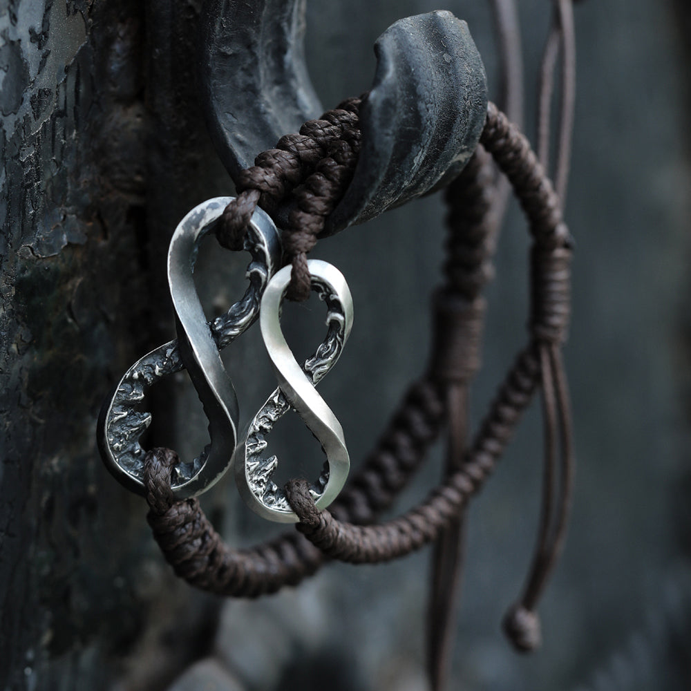 Infinity Guard Handcrafted Silver Bracelet