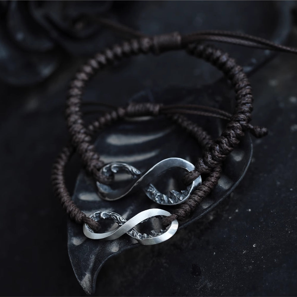 Infinity Guard Handcrafted Silver Bracelet