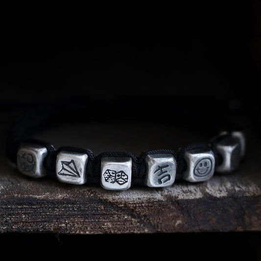 Guardian Symbols Silver Bracelet