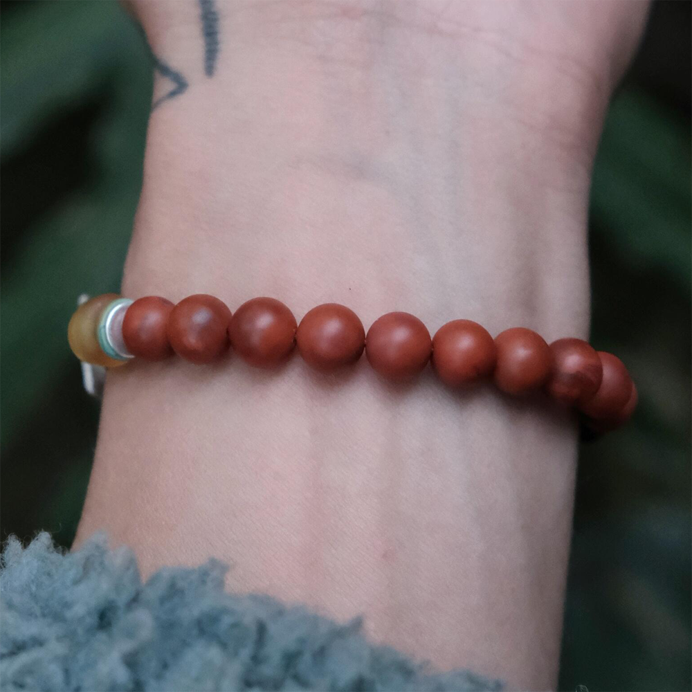 Bond of Serenity South Red Agate Bracelet