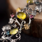 Guardian's Echo Lucky Energy Bracelet Yellow Tourmaline Prehnite