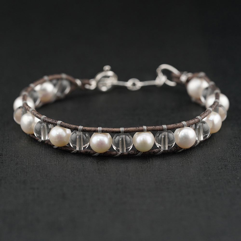 Serenity Pearl Gemstone Bracelet