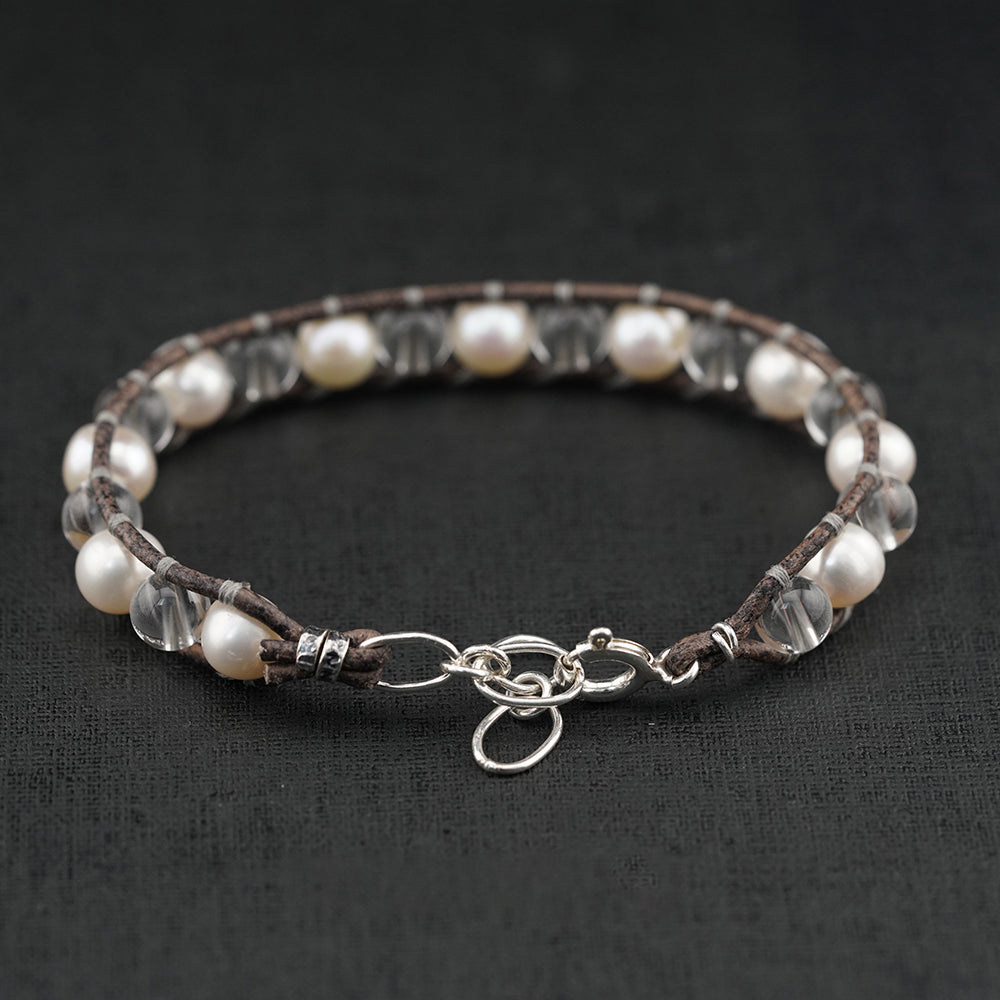 Serenity Pearl Gemstone Bracelet