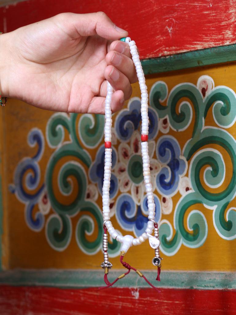 Sacred Bond Freshwater Pearl Mala 108 Beads