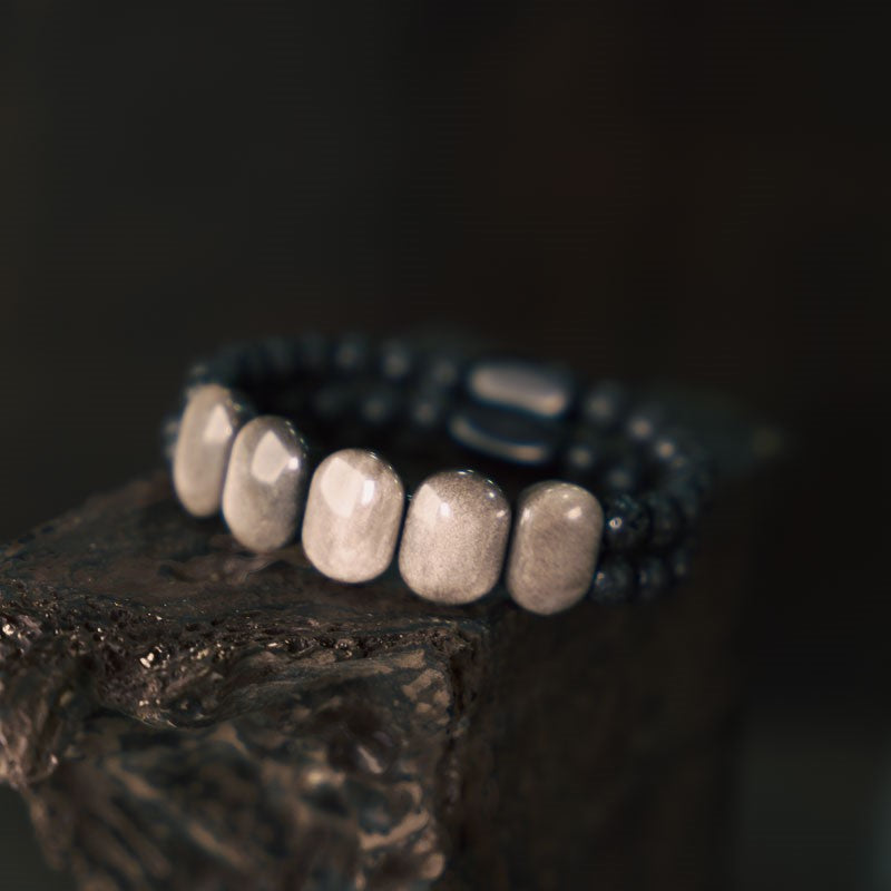 Rise of the Brave Obsidian Bracelet