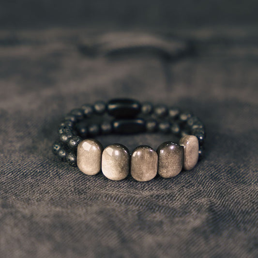 Rise of the Brave Obsidian Bracelet