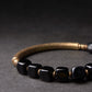 Armor of the Heart Obsidian Bracelet