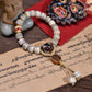 Tranquil Essence Dzi Bead and Yak Bone Bracelet