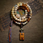 Abundance Yak Bone 108 Mala Beads Necklace