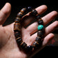 Guardian Agate and Yak Bone Protection 108 Mala Beads Necklace