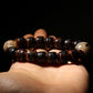 Guardian Agate and Yak Bone Protection 108 Mala Beads Necklace