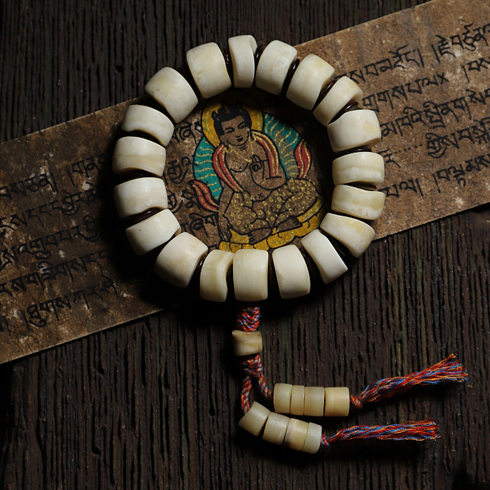 Valor Essence Yak Bone Bracelet by Kailash Energy