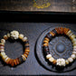 Courageous Spirit Yak Bone & Amber Bracelet by Kailash Energy