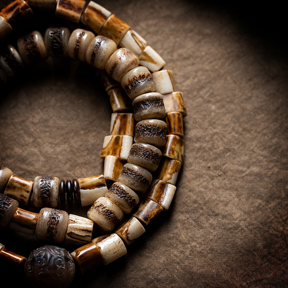 Guardian Spirit Yak Bone & Antler Protection Bracelet